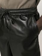 Nanushka Black Doxxi Vegan Leather Bermuda Shorts