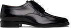Maison Margiela Black Tabi Lace-Up Derbys