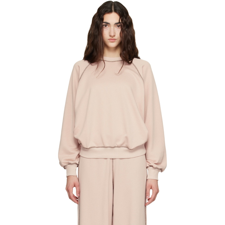 Photo: Baserange Pink Fold Sweatshirt