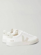 Veja - Campo Suede-Trimmed Leather Sneakers - White