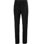 Joseph - Anderson Slim-Fit Brushed Linen and Cotton-Blend Twill Trousers - Men - Black