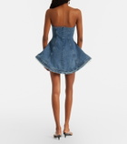 Magda Butrym Denim bustier dress