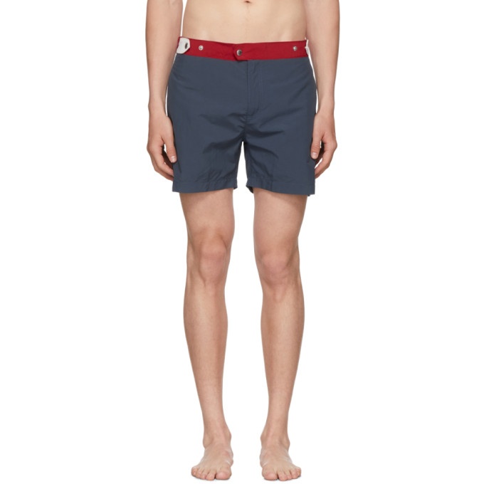 Photo: Solid and Striped Navy and Red The Kennedy Swim Shorts