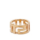 Versace Men's Greca Ring in Gold