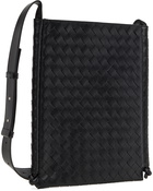 Bottega Veneta Black Large Flat Loop Pouch