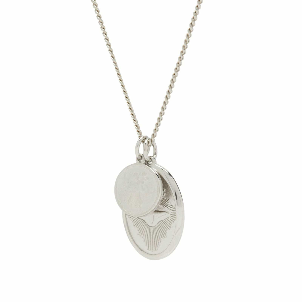 Miansai Men's Mini Dove Pendant Necklace in Silver 