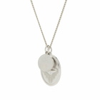 Miansai Men's Mini Dove Pendant Necklace in Silver 