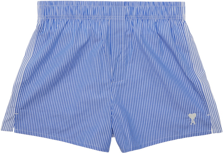 Photo: AMI Paris Blue & White Ami de Coeur Boxers