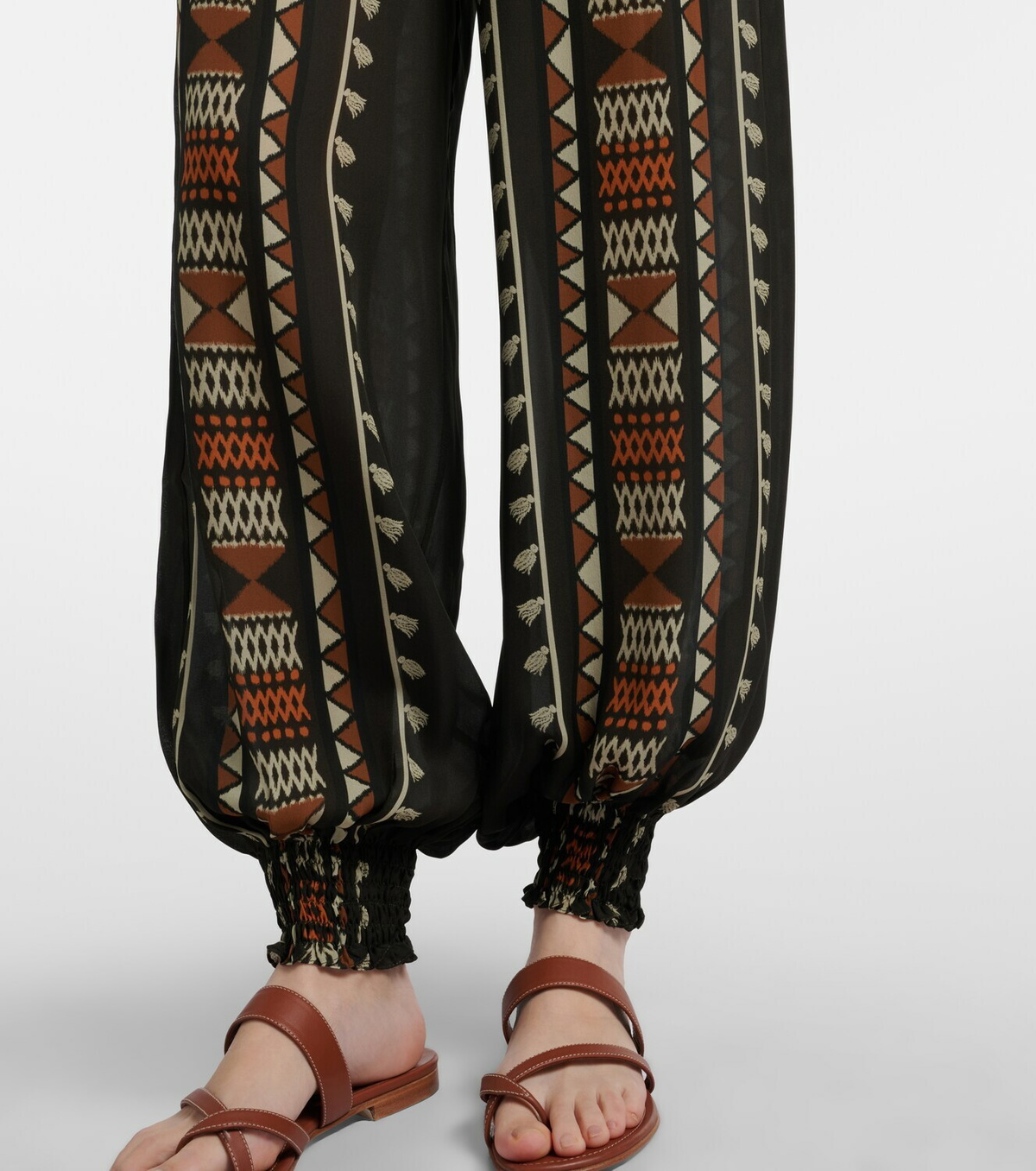 Johanna Ortiz Nareem silk georgette balloon pants