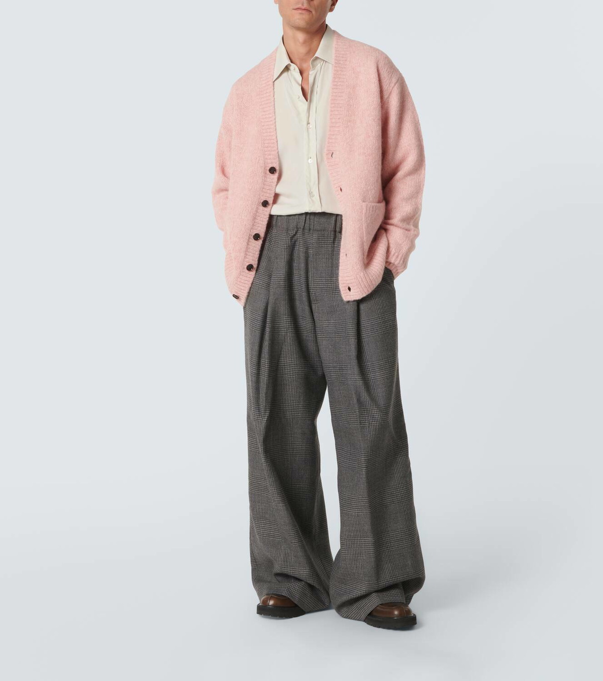 Dries Van Noten Alpaca and wool-blend cardigan Dries Van Noten