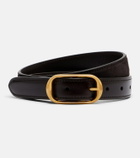 Nili Lotan Reine leather and suede belt