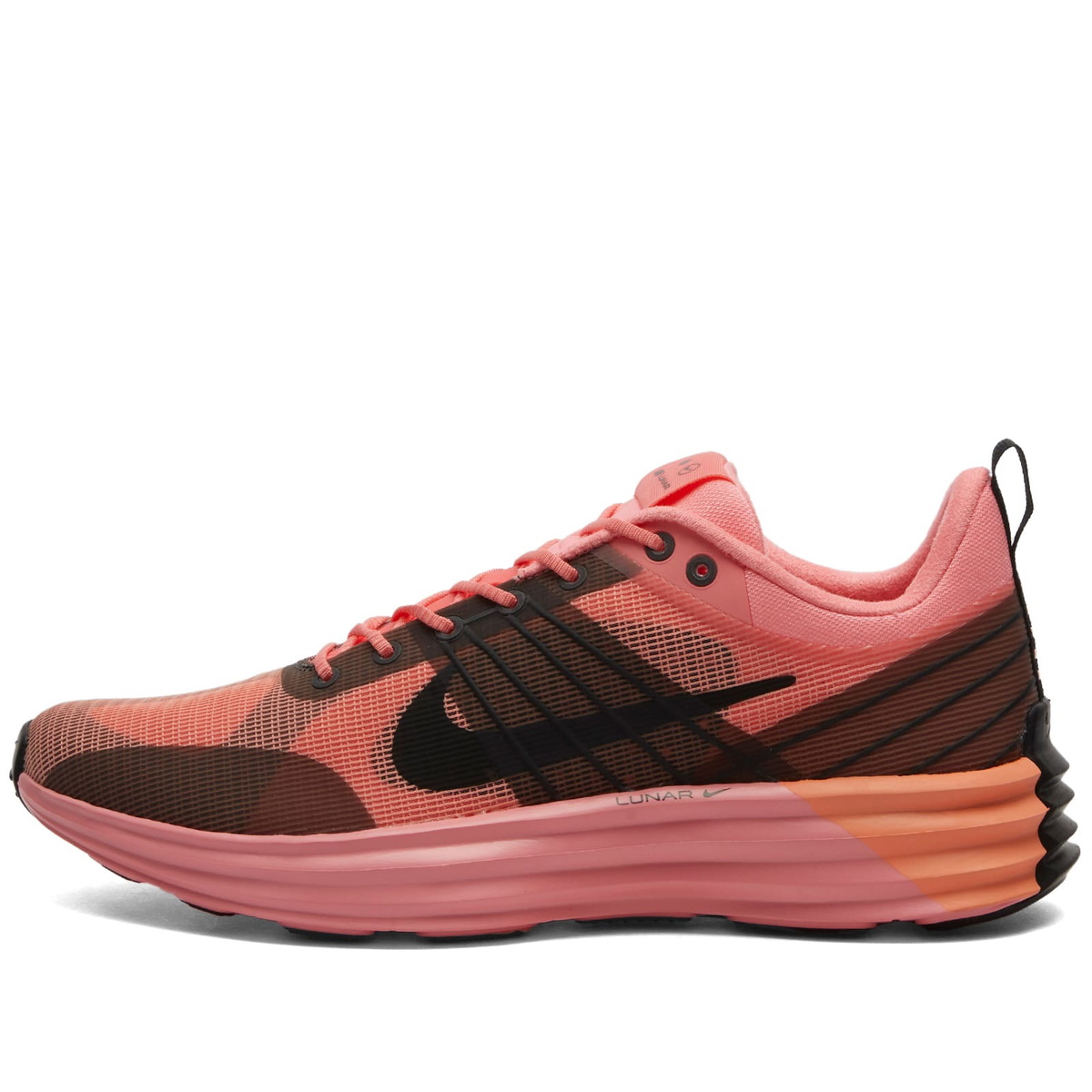 Nike Lunar Roam Sneakers in Pink Gaze Black Crimson Bliss