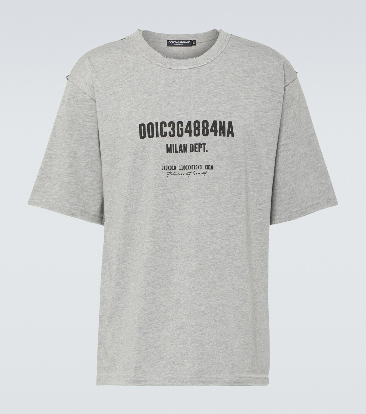 Dolce & Gabbana Dolce And Gabbana Off-white Royals Heritage T-shirt