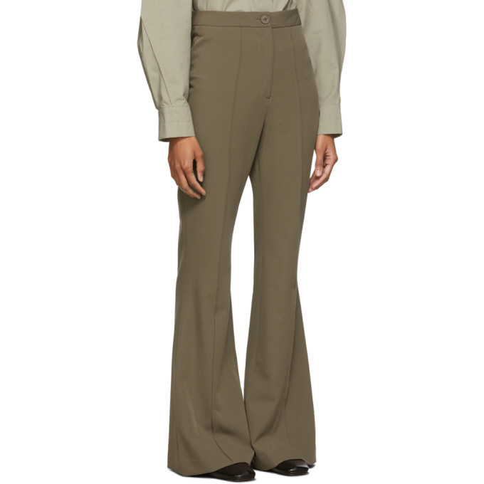 Low Classic Brown Bootcut Trousers Low Classic