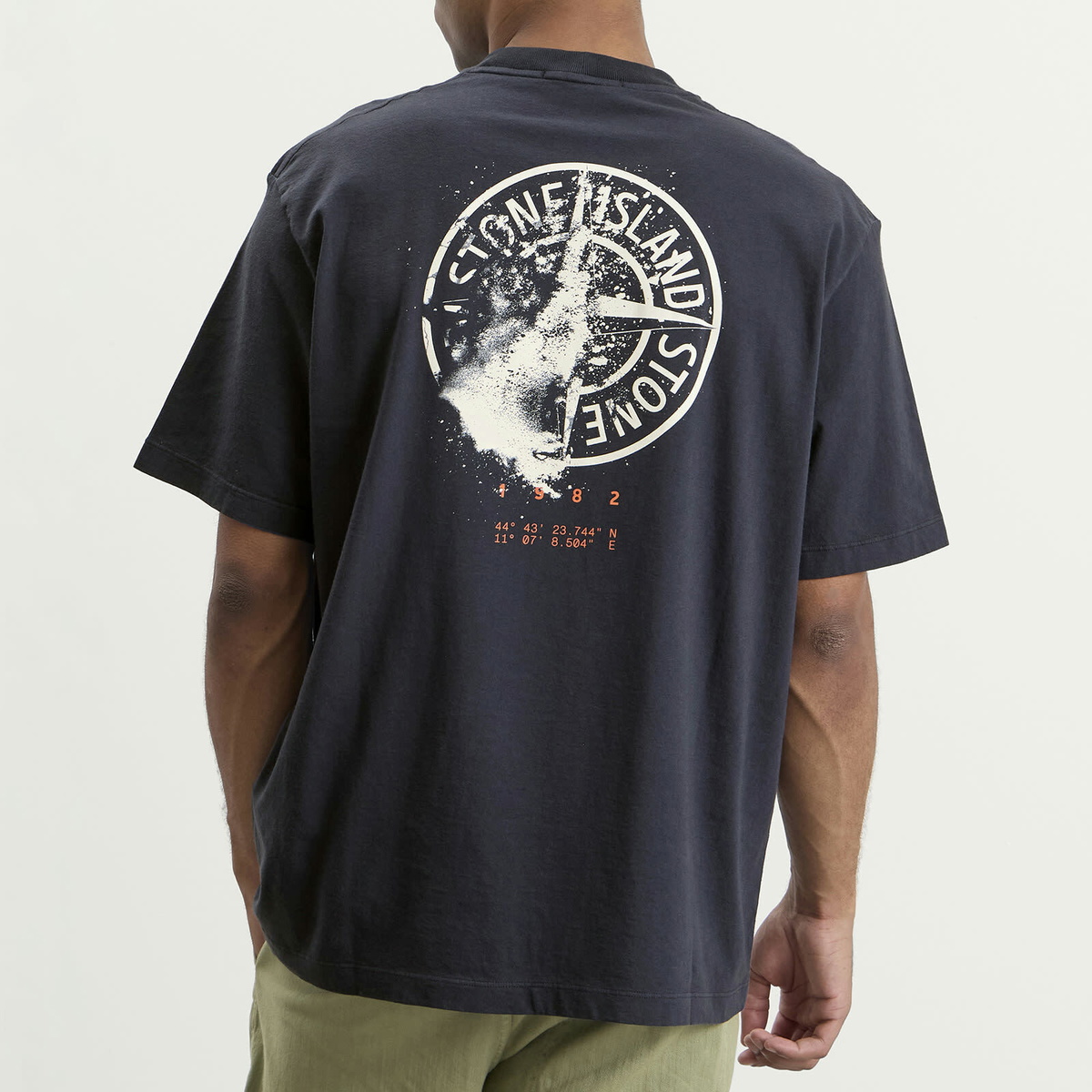 Stone Island Men's Desert T-Shirt in Navy Blue