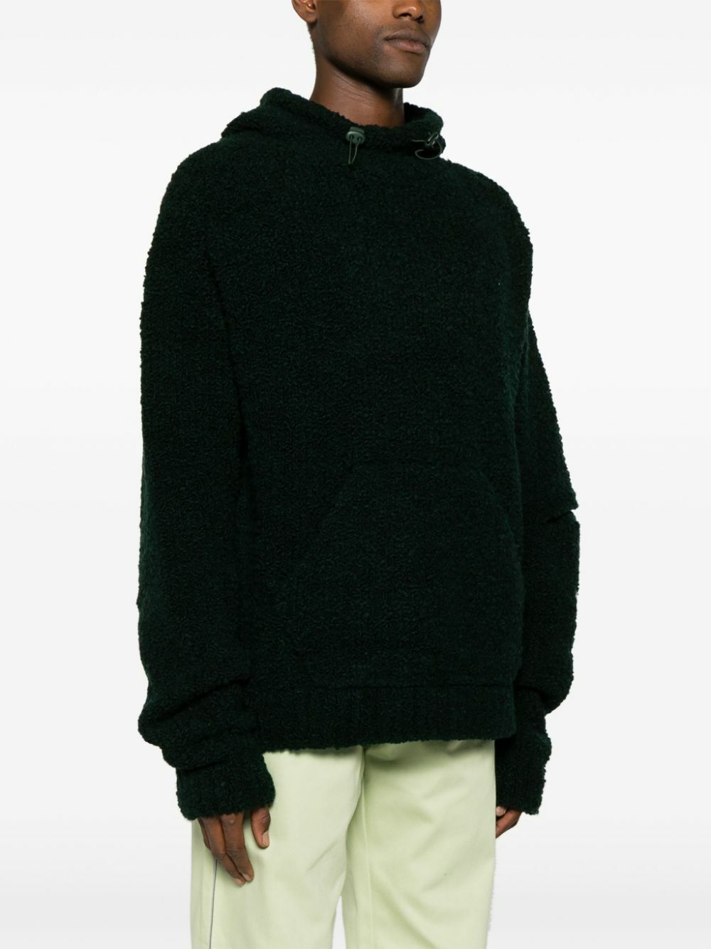 Robyn Lynch Green 3D Merino Wool Hoodie