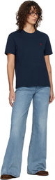 AMI Paris Navy Ami de Coeur T-shirt