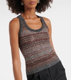 Missoni Striped sequined tank top