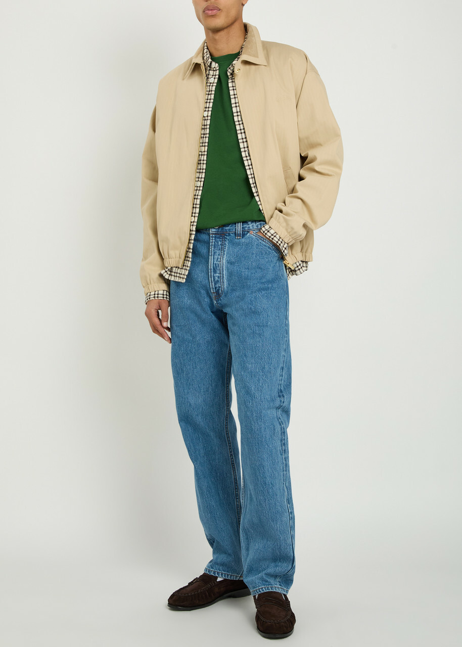 Drake's Hiking Cotton T-shirt Khaki