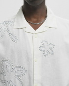 Wax London DIDCOT SS SHIRT OVERSIZED FLORAL White Mens Shortsleefe