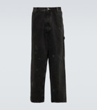 Maison Margiela - Distressed wide-leg jeans