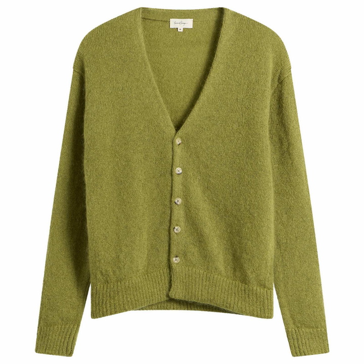 Photo: Second/Layer Men's Second Layer Chevy Cardigan in Green