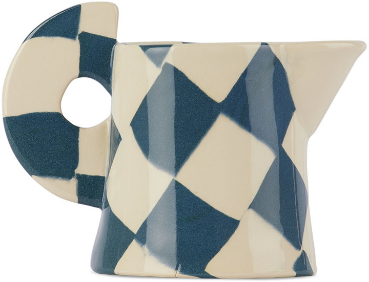 Photo: Henry Holland Studio Blue & White Small Check Milk Jug