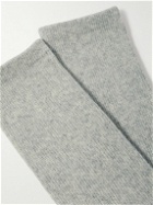 WTAPS - Three-Pack Logo-Intarsia Cotton-Blend Socks