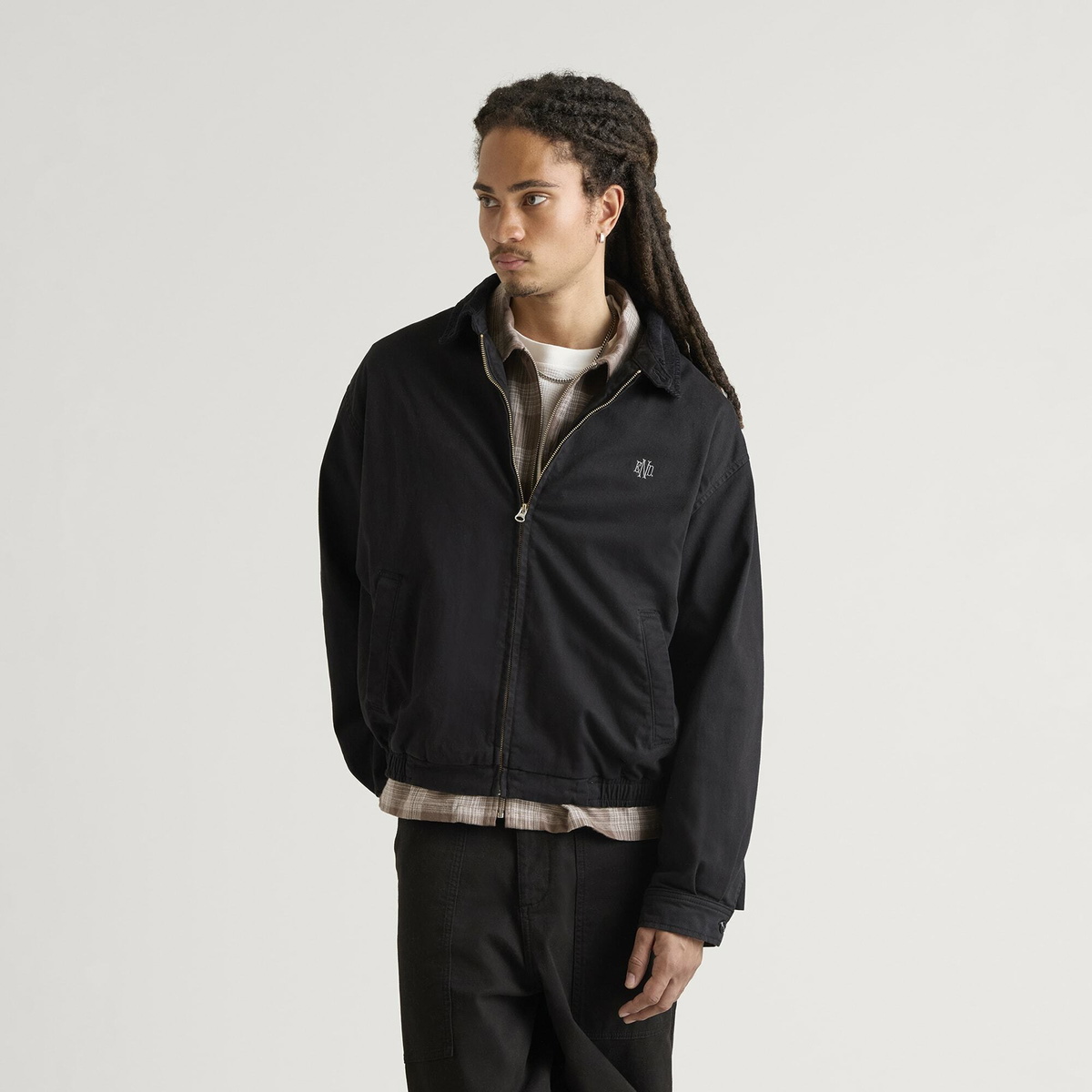 END. Men's Monogram Jacket in Cinder Black
