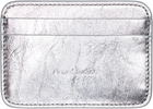Acne Studios Silver Embossed-Logo Card Holder