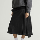 Y-3 Women's Denim Midi Skirt in Black