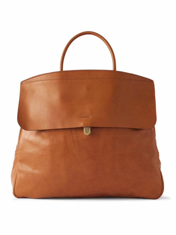 Photo: Bleu de Chauffe - Zoom Leather Tote Bag