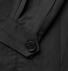 De Petrillo - Wool and Linen-Blend Jacket - Black
