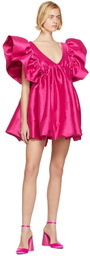 Kika Vargas Pink Adri Short Dress