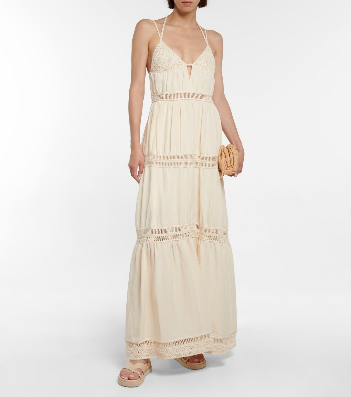 Simkhai - Rocky linen-blend maxi dress Simkhai