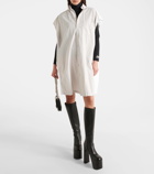 Balenciaga Oversized cotton shirt dress