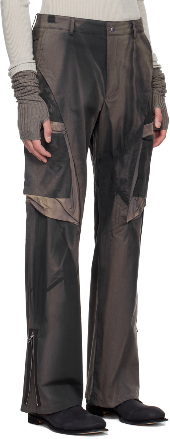 JiyongKim Navy Sun-Bleached Cargo Pants