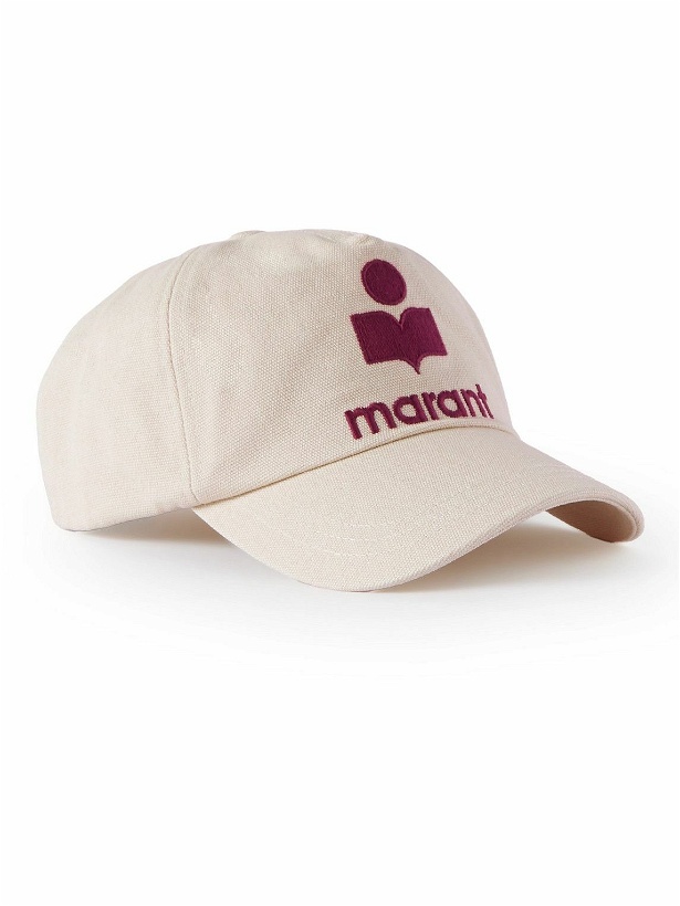 Photo: Isabel Marant - Tyron Logo-Embroidered Cotton-Canvas Baseball Cap