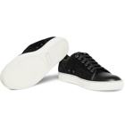 Lanvin - Cap-Toe Suede and Leather Sneakers - Men - Black