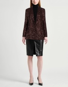 Manila Grace Womens Blazer Chocolate in Brown