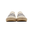 Kenzo Off-White Canvas Classic Tiger Espadrilles