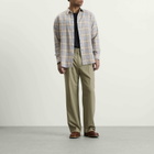 Auralee Men's Tropical Wool Trousers in Light Khaki