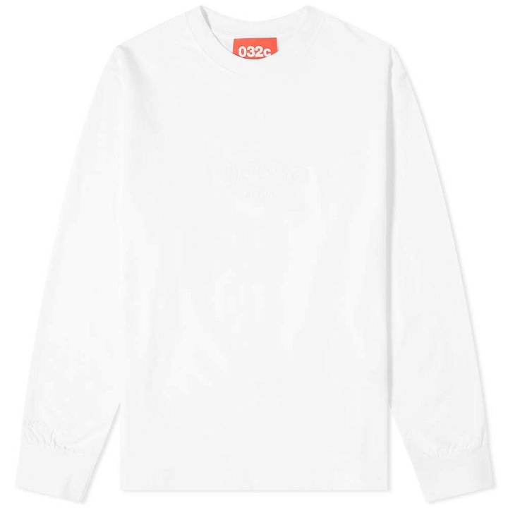 Photo: 032c Long Sleeve Embroidered Logo Chest Tee