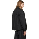 Jil Sander Black Taffeta Padded Blouson Jacket