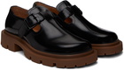 Maison Margiela Black Pin-Buckle Loafers