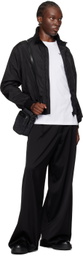 Versace Black Milano Stamp Bomber Jacket