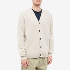 Norse Projects Men's Adam Merino Lambswool Cardigan in Oatmeal