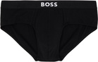 BOSS Three-Pack Black Logo Waistbands Boxers