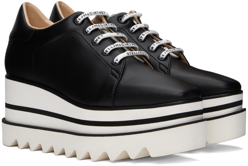 Stella McCartney Black Sneak-Elyse Platform Derbys Stella