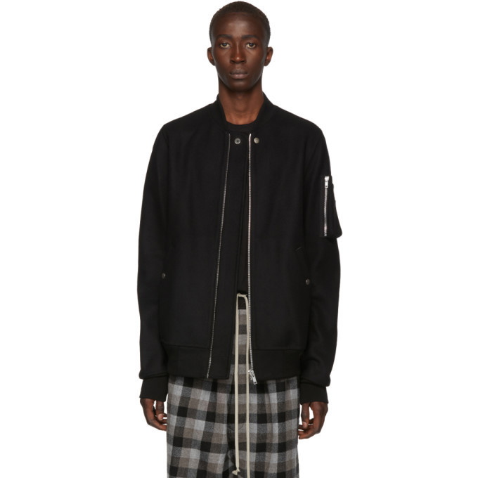 Photo: Rick Owens Black Flight Bomber Jacket